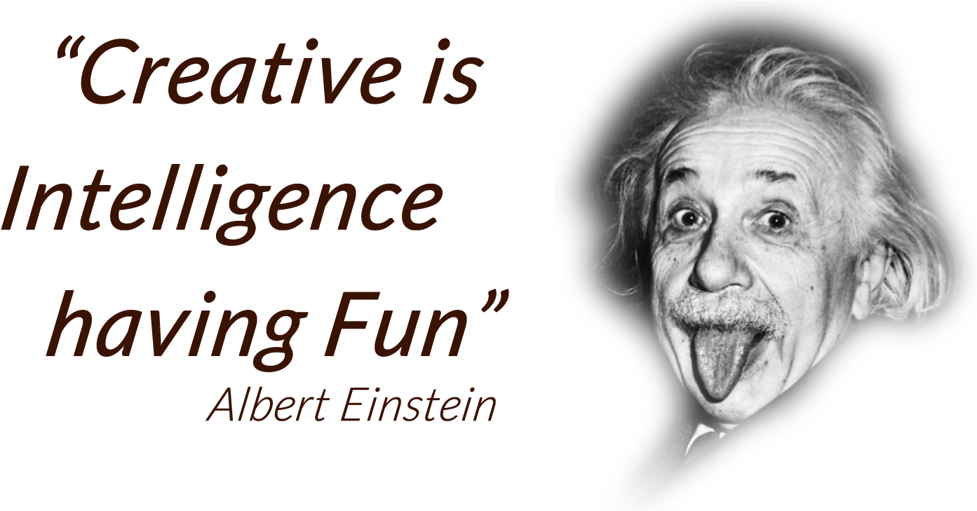 Einstein Creative Intelligence Quote PNG
