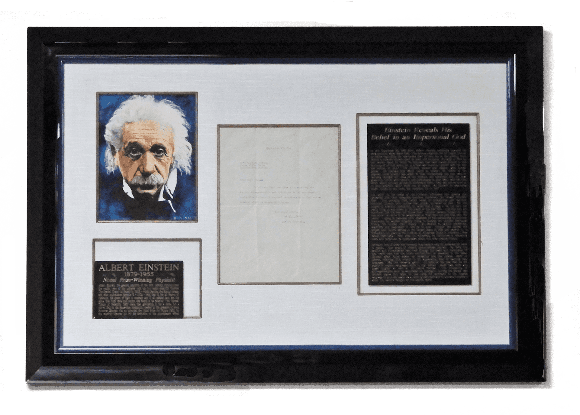 Einstein Framed Memorabilia PNG