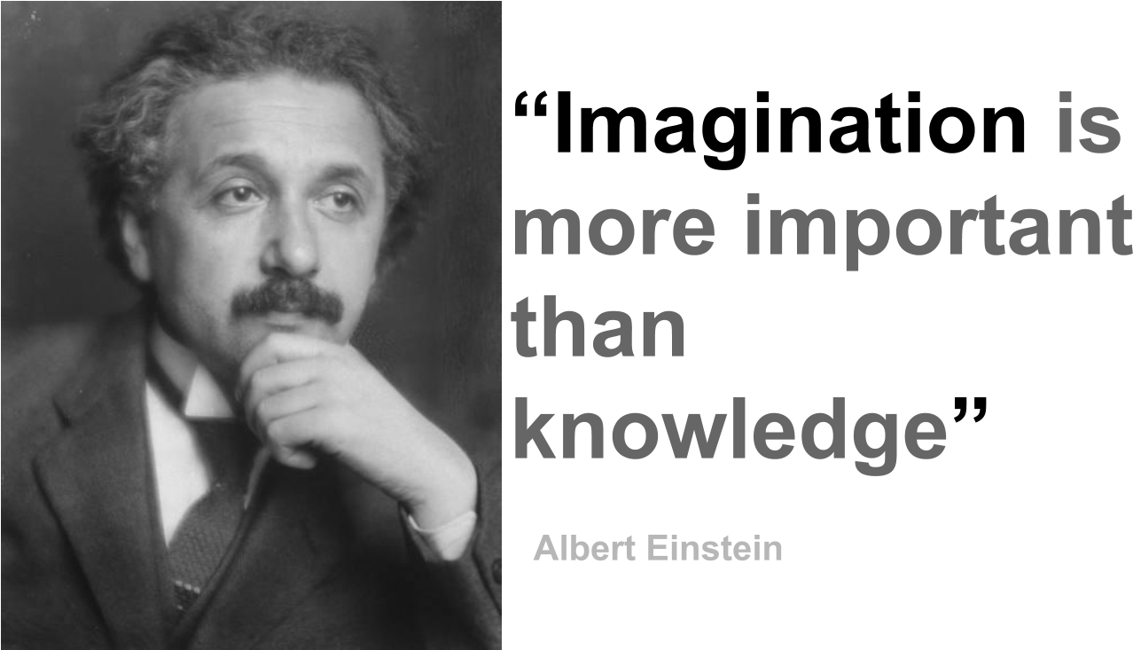 Einstein Imagination Quote PNG
