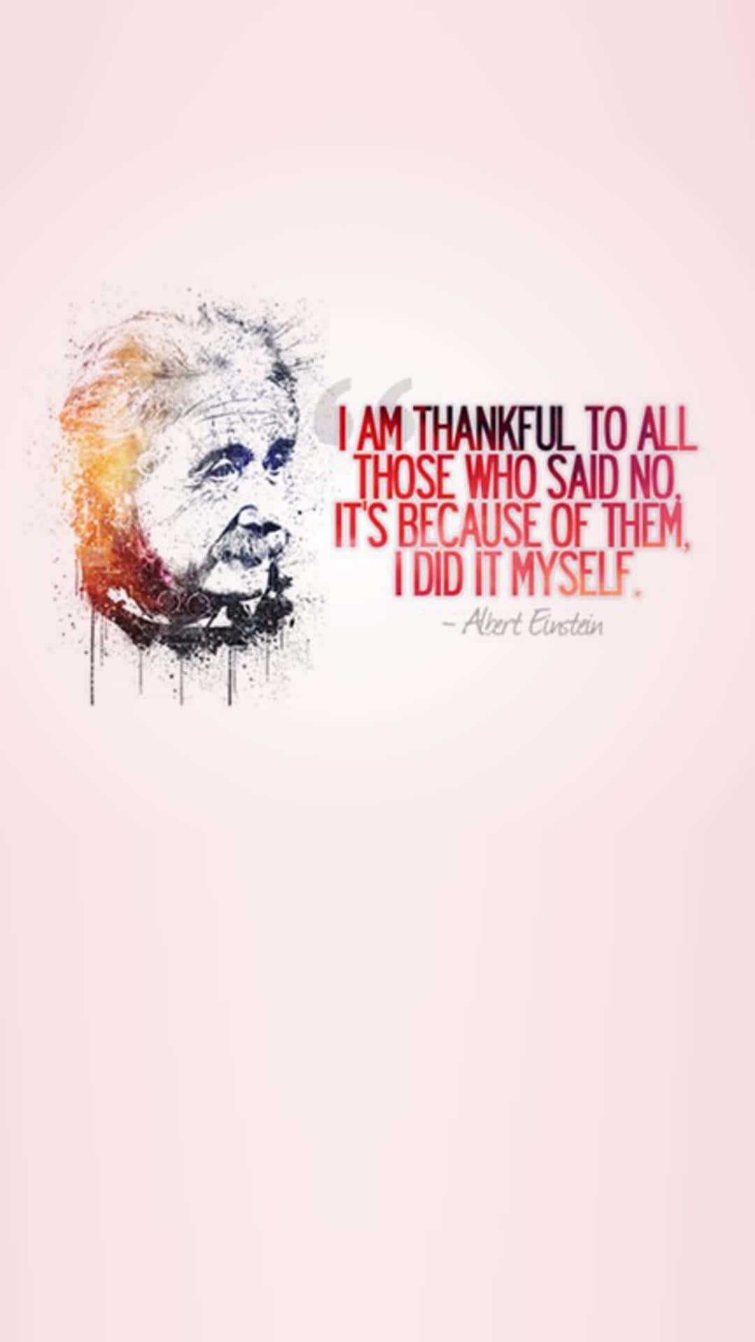 Einstein Inspirational Quote Artwork Wallpaper