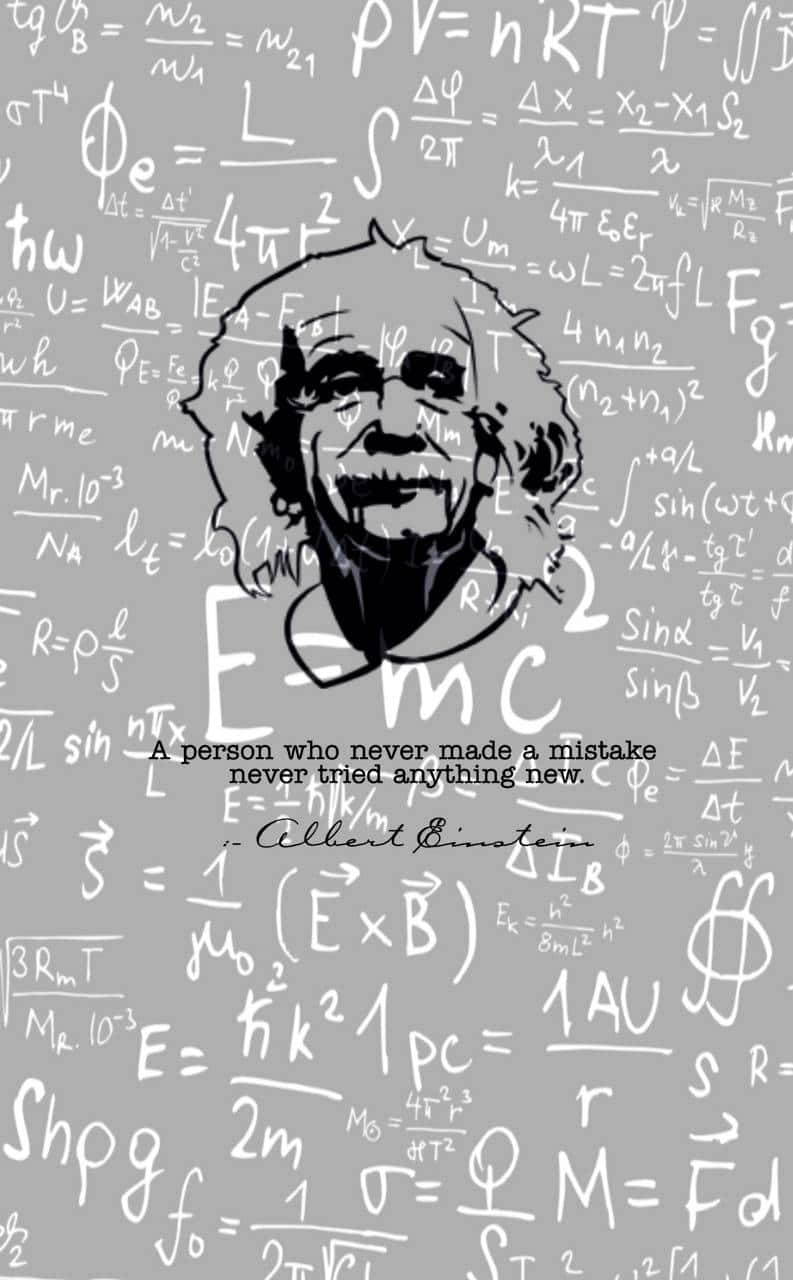 Einstein Quote Physics Background Wallpaper