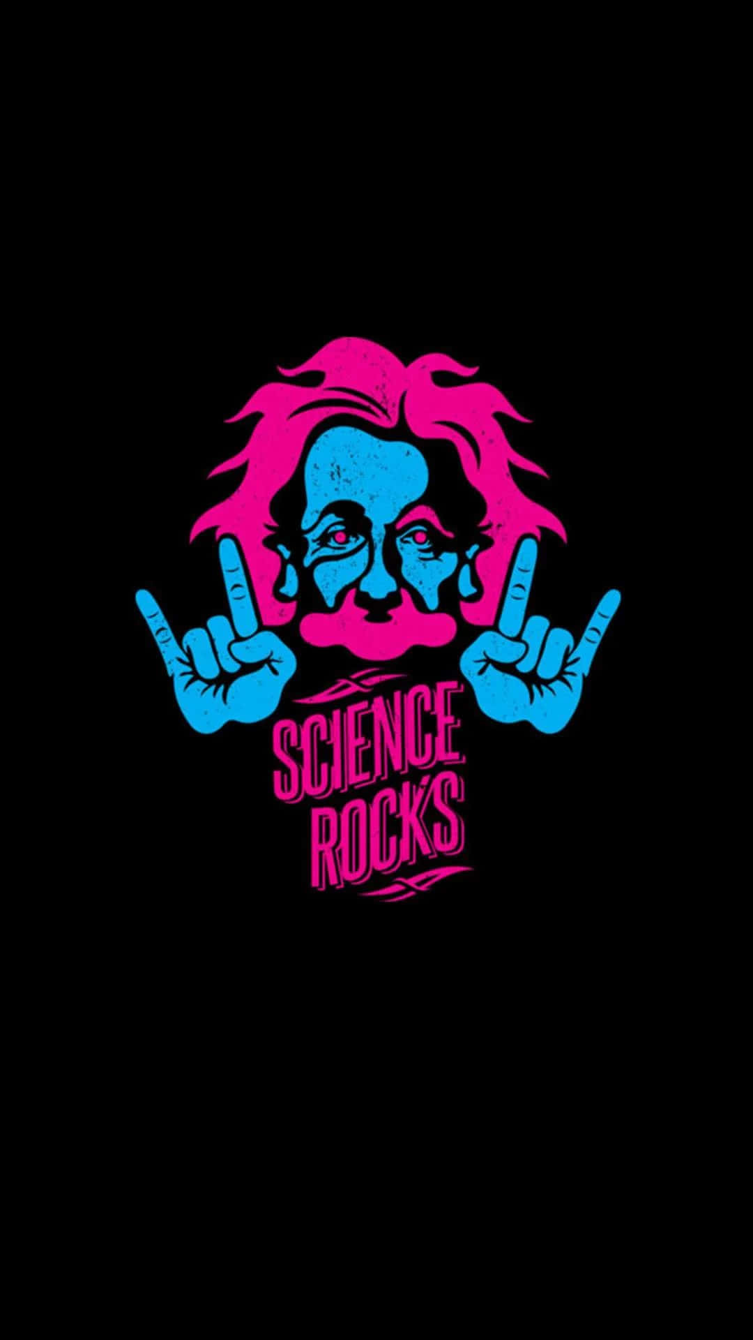 Einstein Science Rocks Artwork Wallpaper