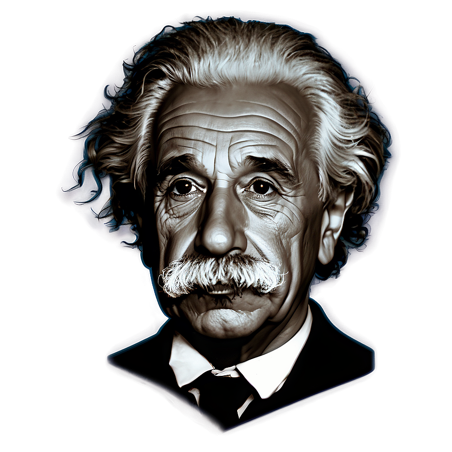 Download Einstein With Mustache Png 34 | Wallpapers.com