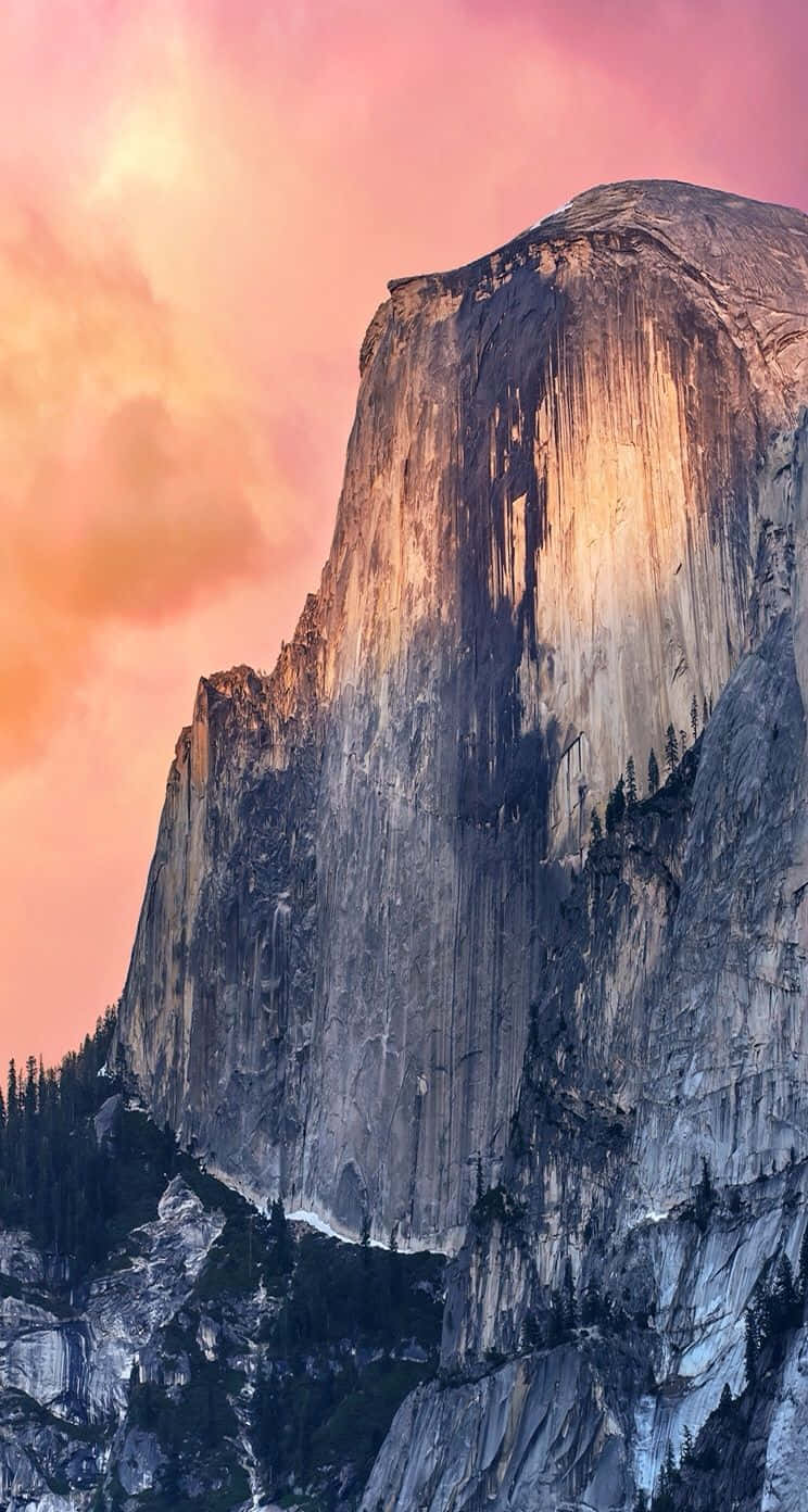 Majestætisk El Capitan Rock Formation skaber den perfekte baggrund for en pc. Wallpaper