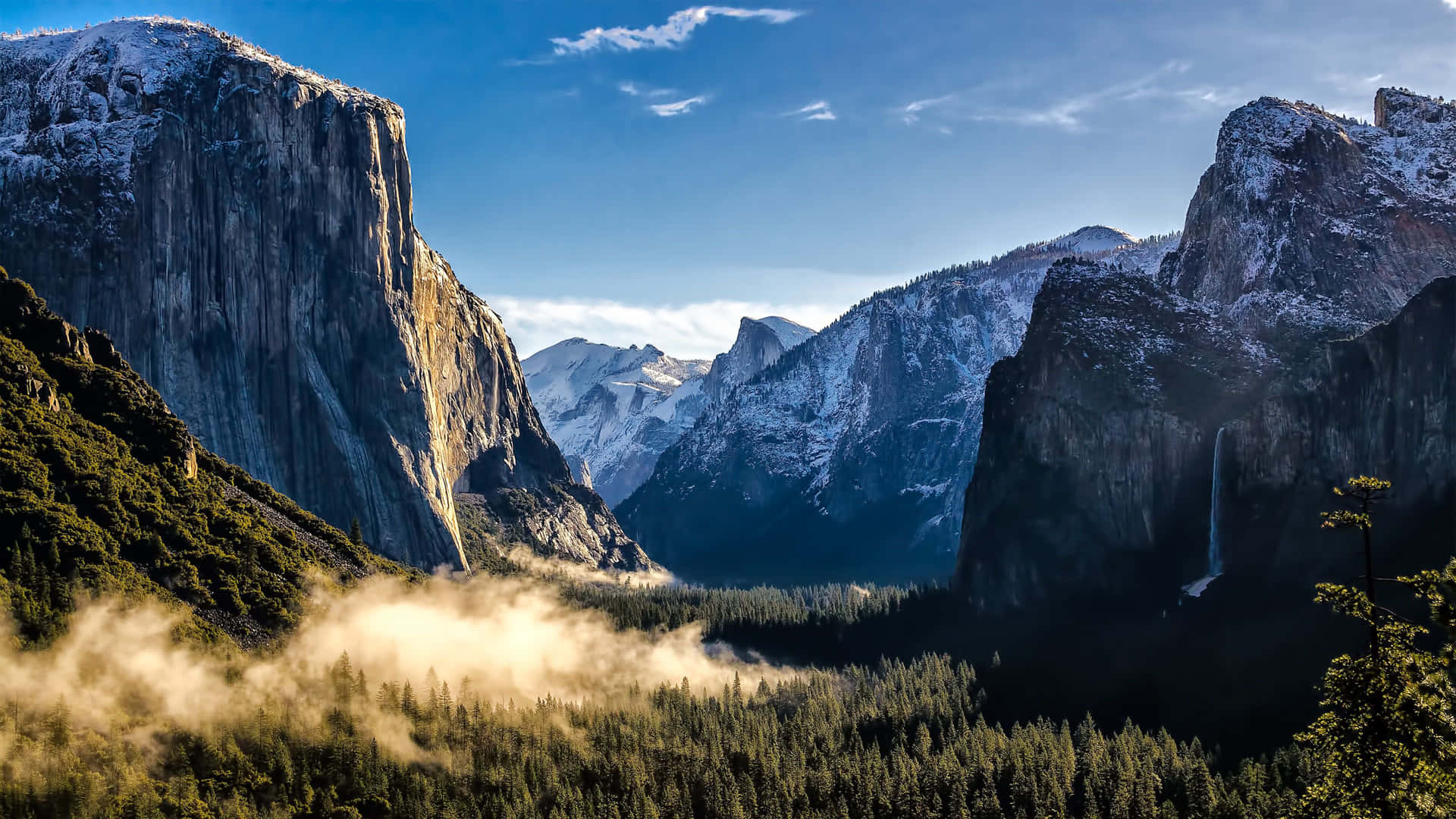 Bilddie Beeindruckende Wand Des El Capitan Im Yosemite-nationalpark In Kalifornien Wallpaper