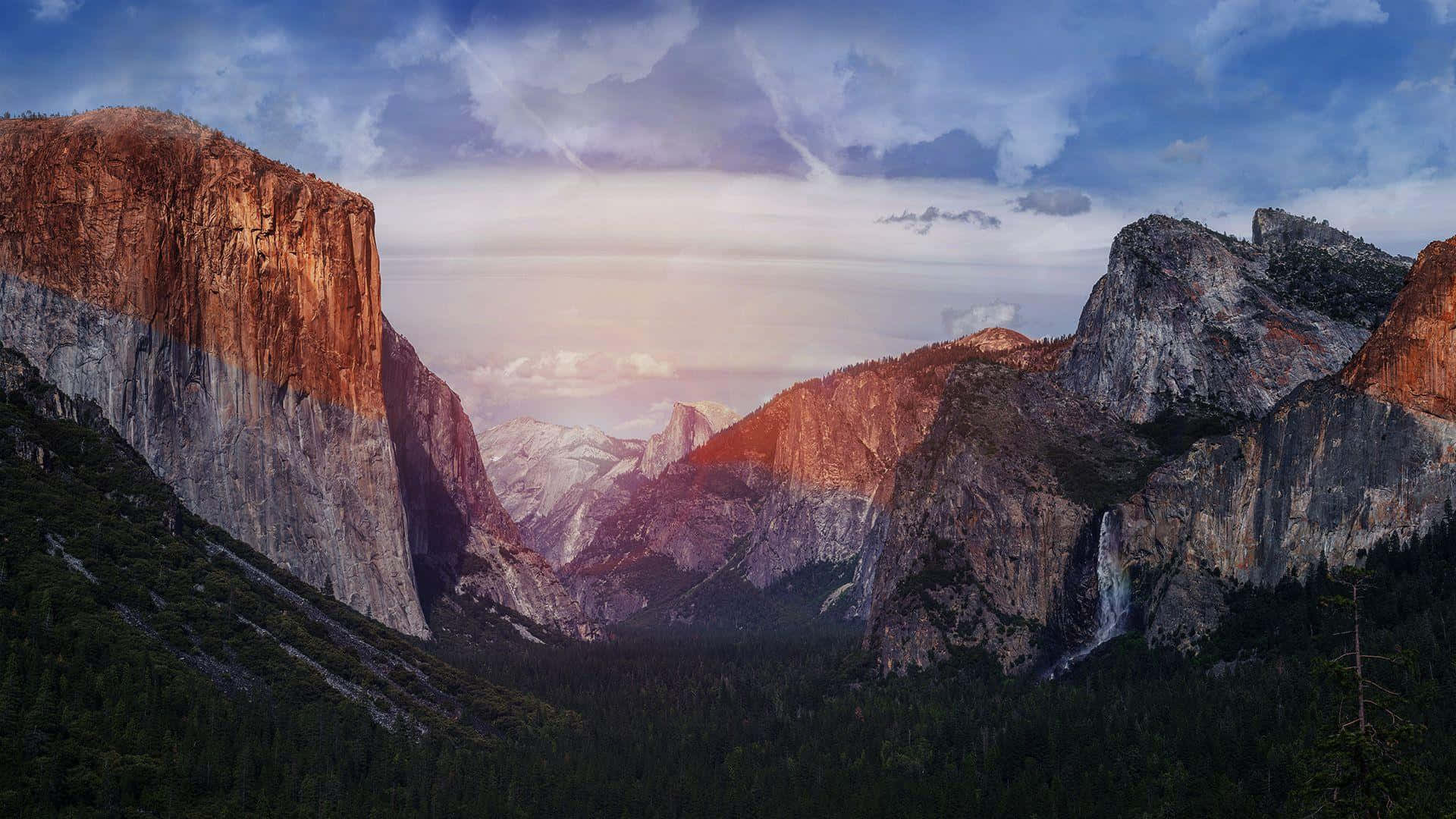 Fantastiskutsikt Över Yosemite Nationalpark. Wallpaper
