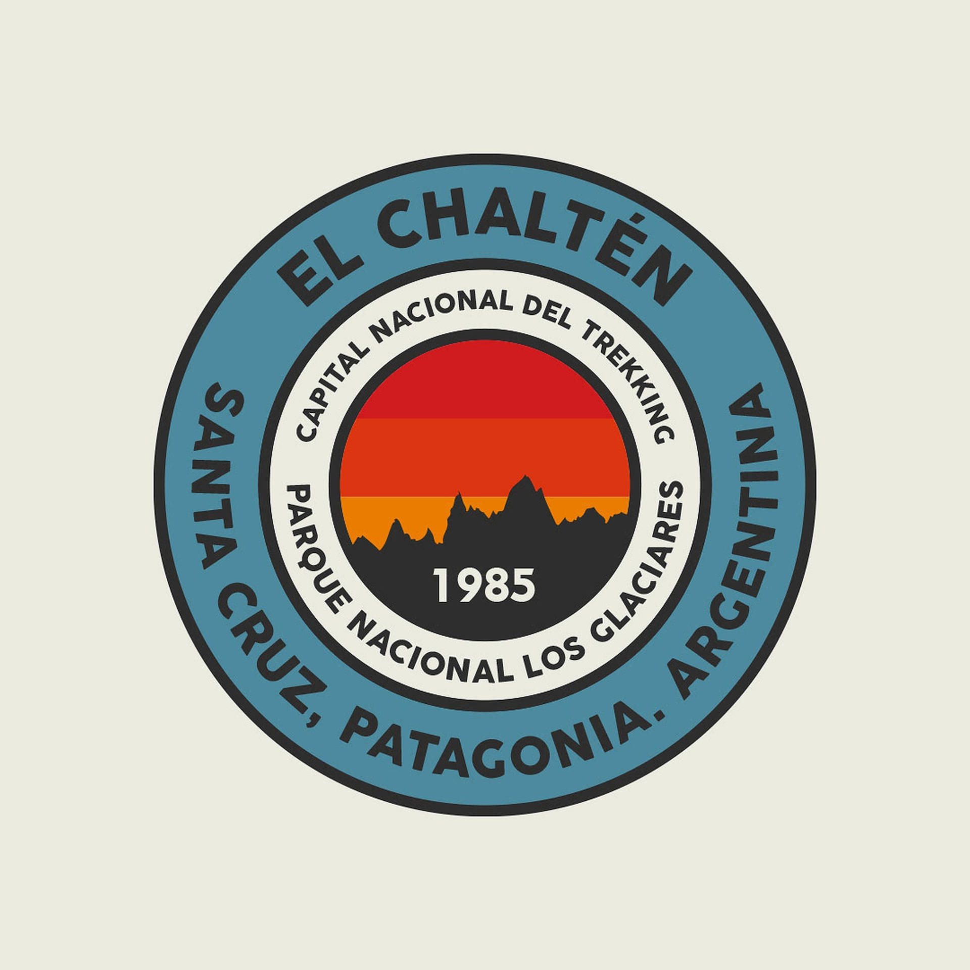 El Chalten Patagonia Logo Wallpaper