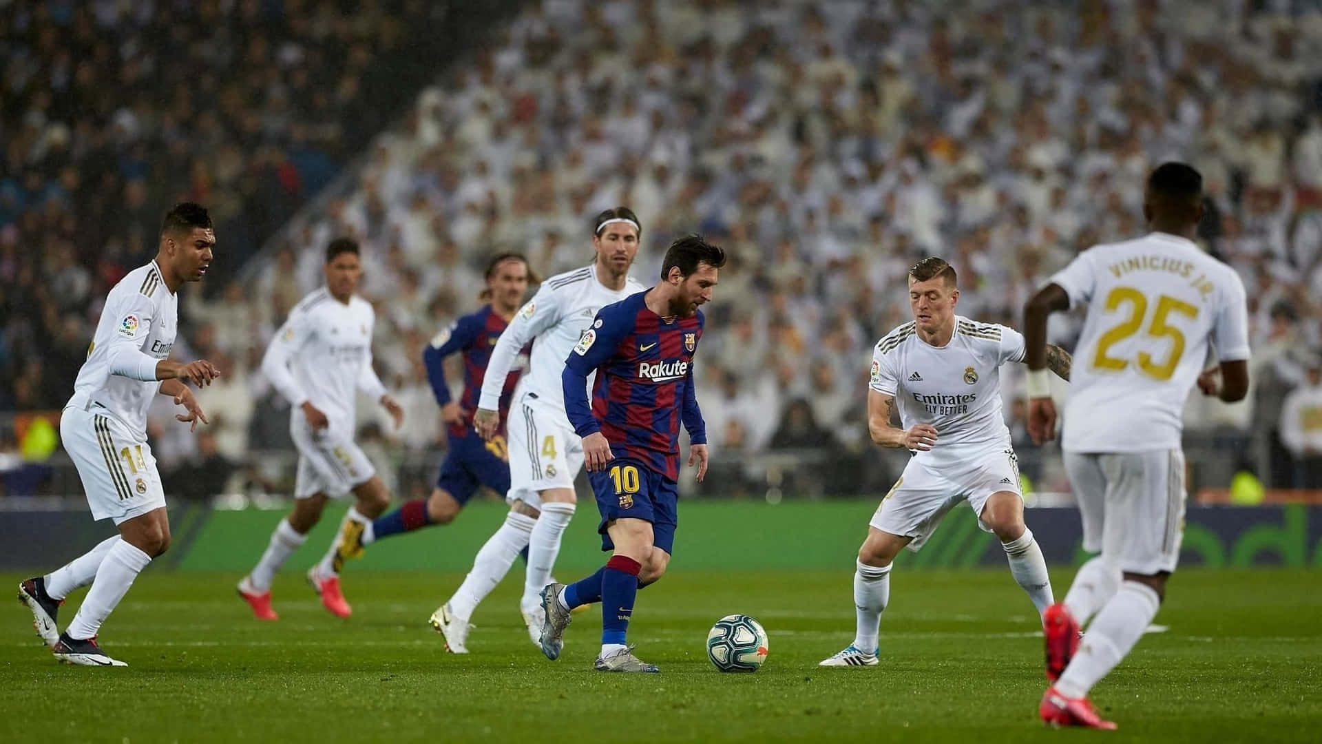 El Clasico Voetbal Dribbelshowdown Achtergrond