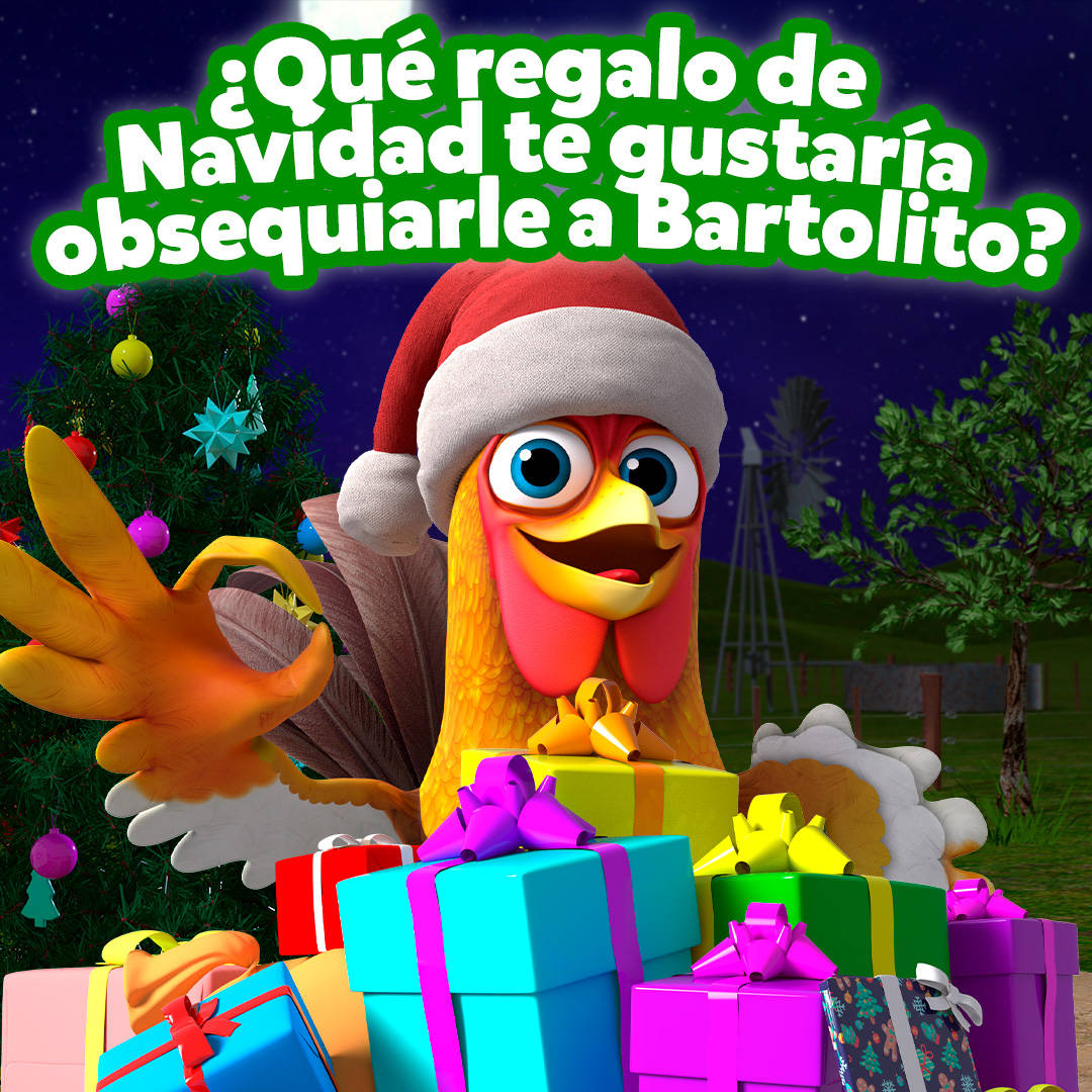 El Reino Infantil Celebrating Christmas with Gifts Wallpaper