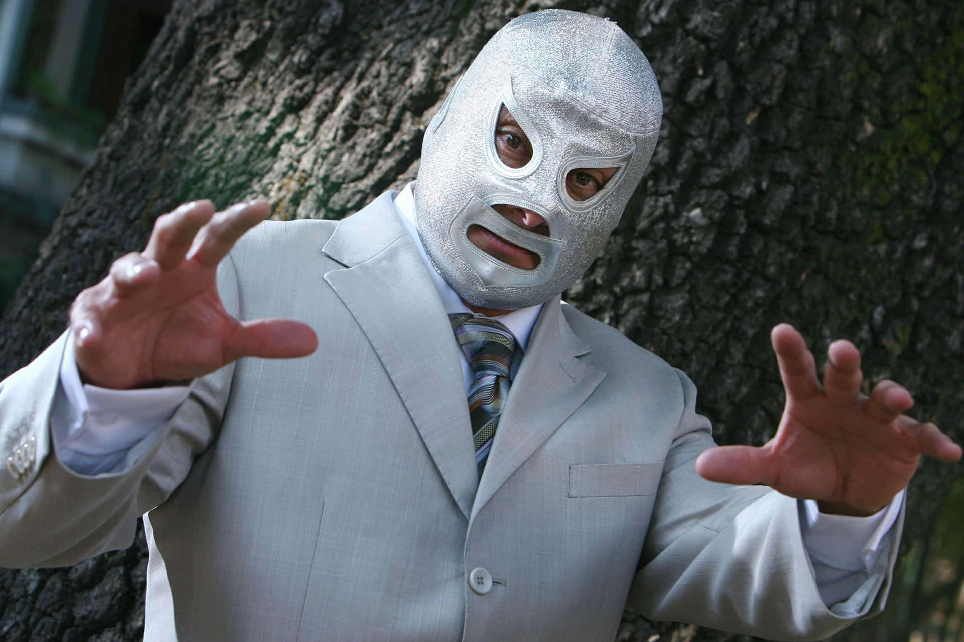 El Santo Mask On Wrestler El Hijo Del Santo Wallpaper