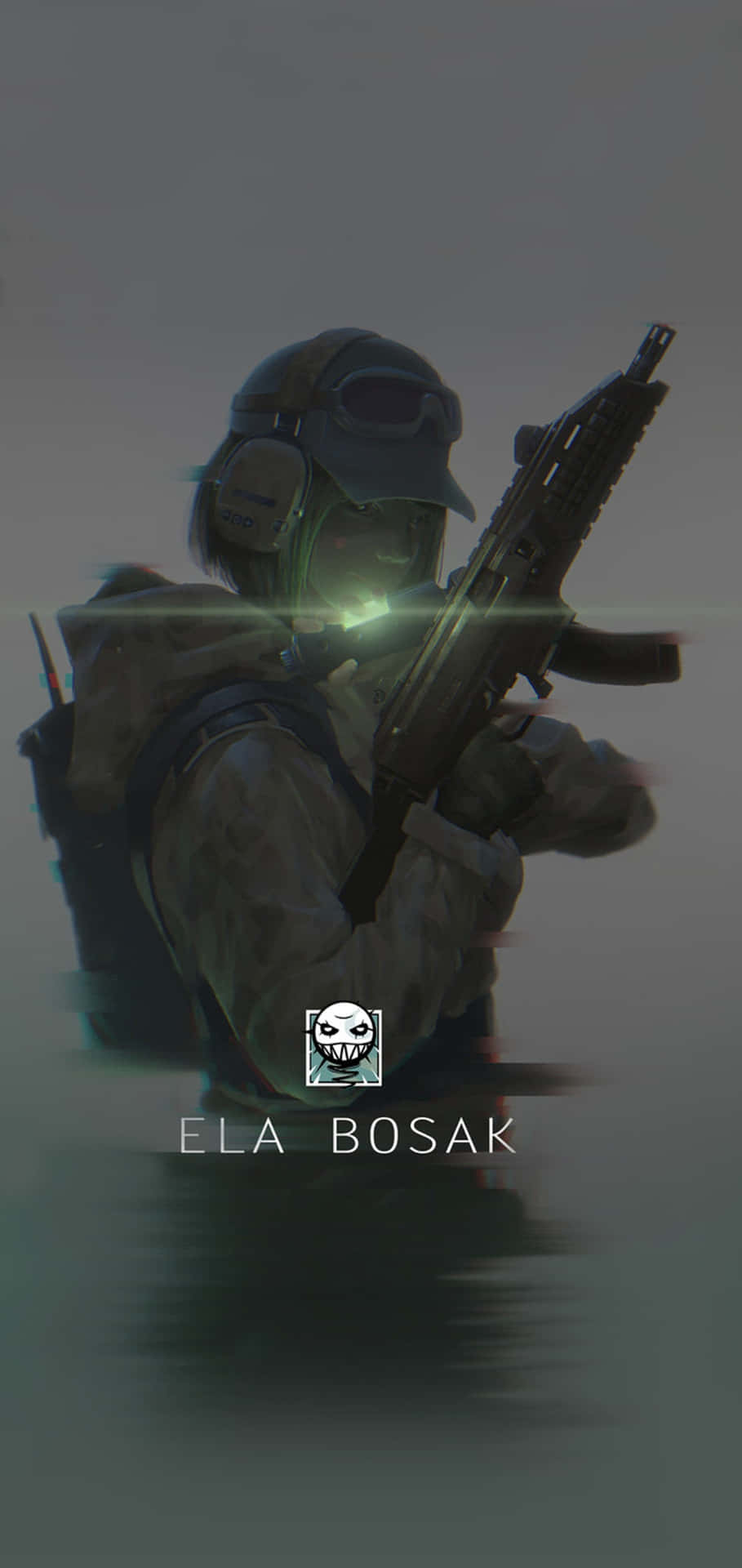 Ela R6 - Elite Operator in Tactical Combat Wallpaper