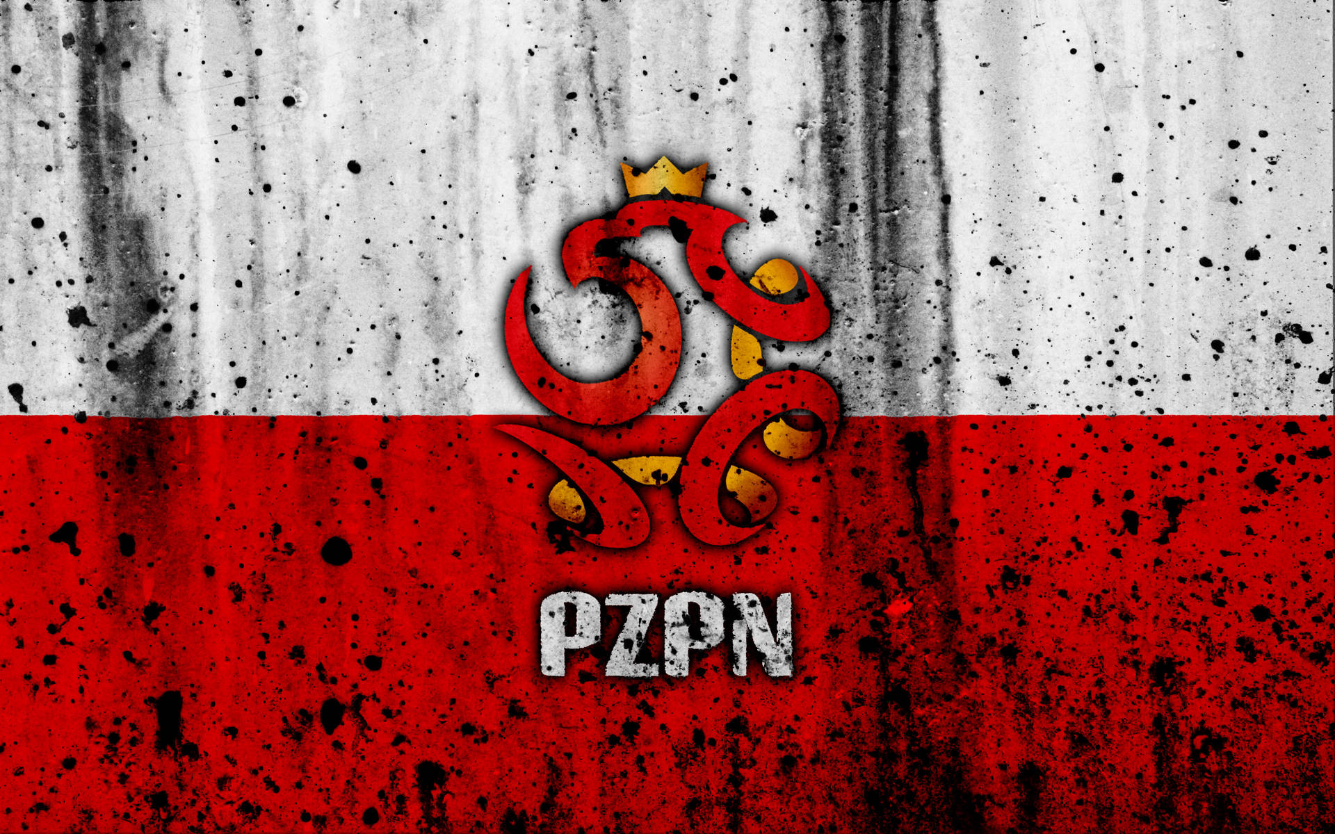 Elaborate Mural Poland National Football Team