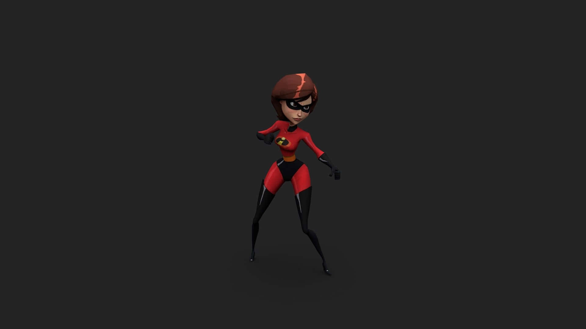 Elastigirl In Actie Pose Achtergrond