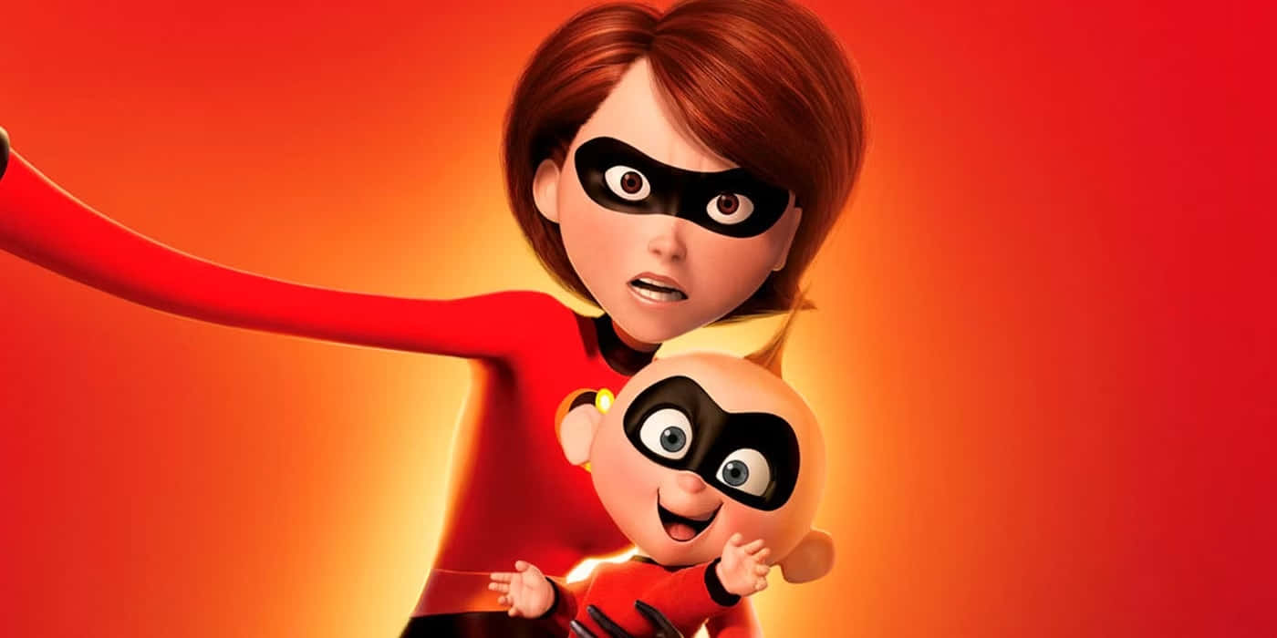 Elastigirland Jack Jack Incredibles Achtergrond