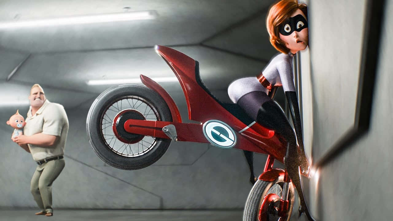 Download Elastigirland Mr Incrediblewith Jack Jack Wallpaper ...