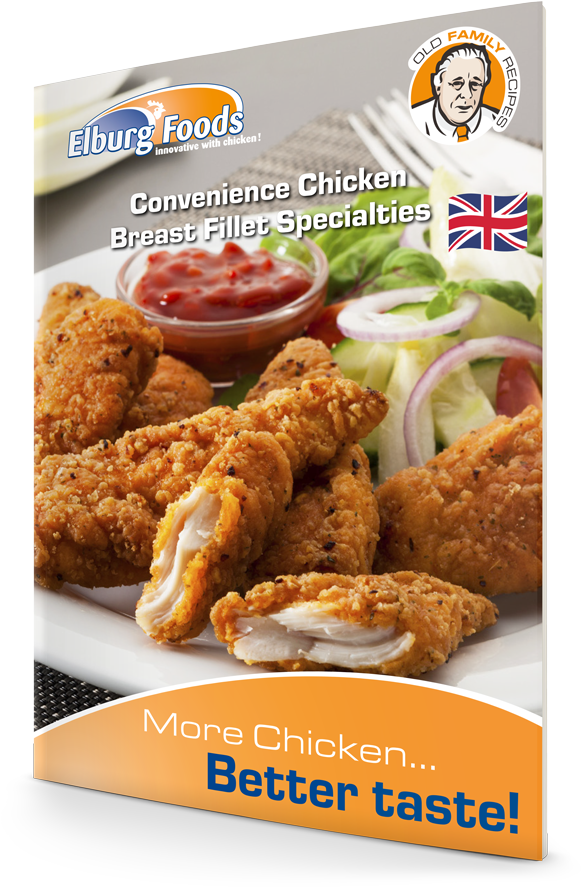 Elburg Foods Fried Chicken Breast Fillet Specialties PNG