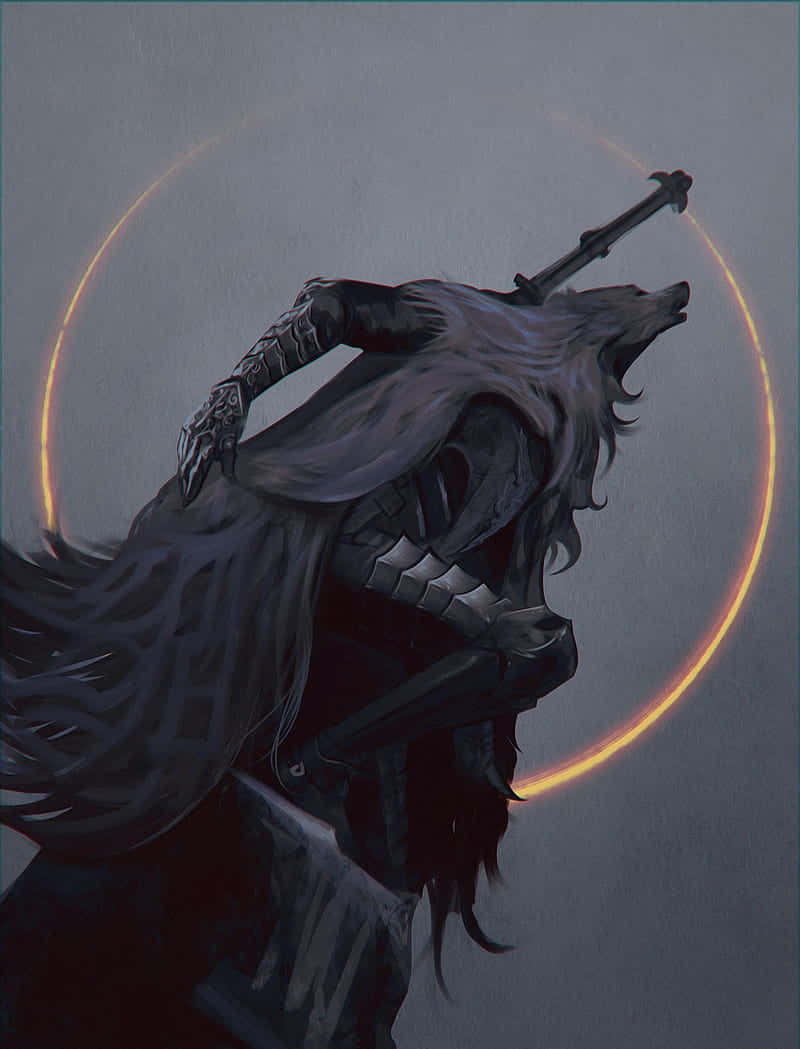 Elden Ring Warrior Eclipse Wallpaper