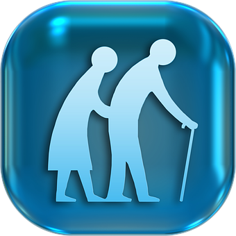 Elderly Assistance Icon PNG