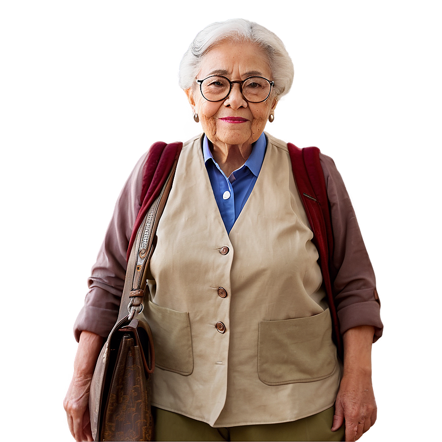 Elderly Random Person Portrait Png 06252024 PNG