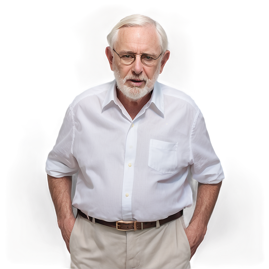 Elderly White Man Png Osq PNG