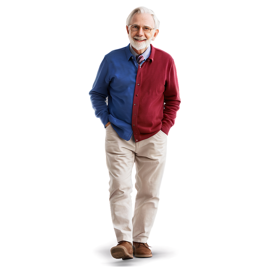 Elderly White Man Png Tte PNG