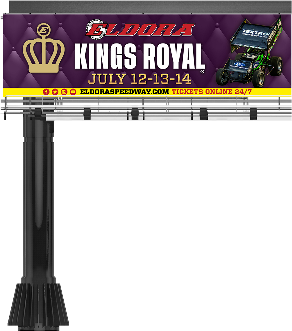 Download Eldora Kings Royal Billboard Advertisement