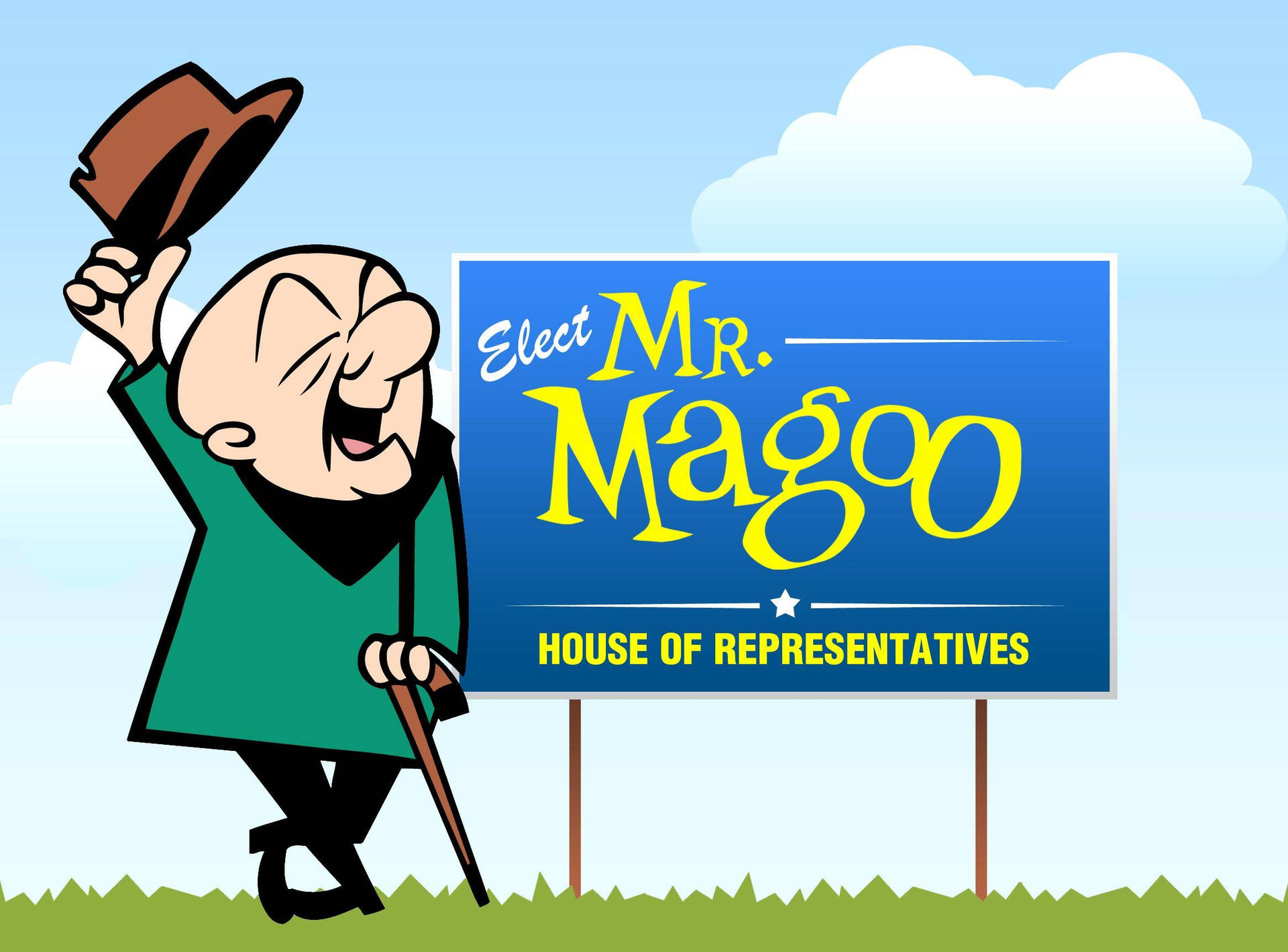 Elect Mr Magoo Poster Wallpaper