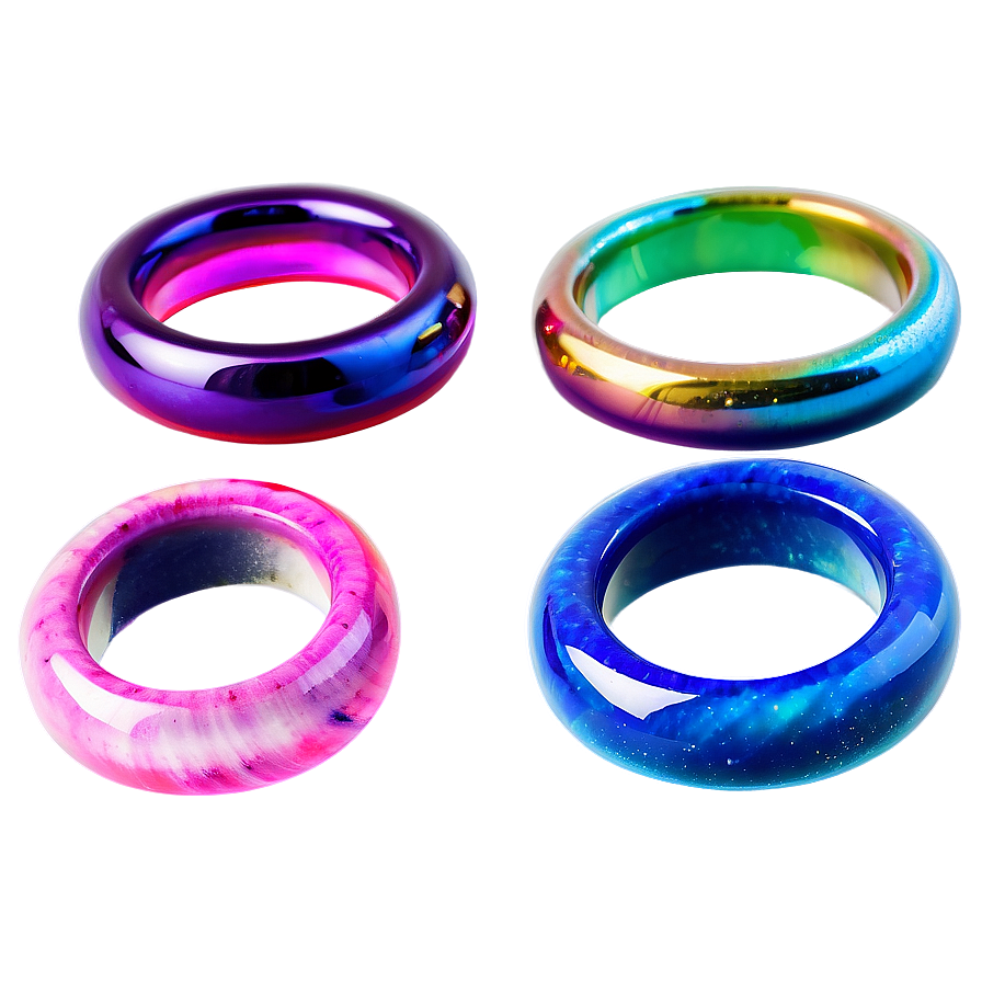 Electic Mood Rings Png 06122024 PNG