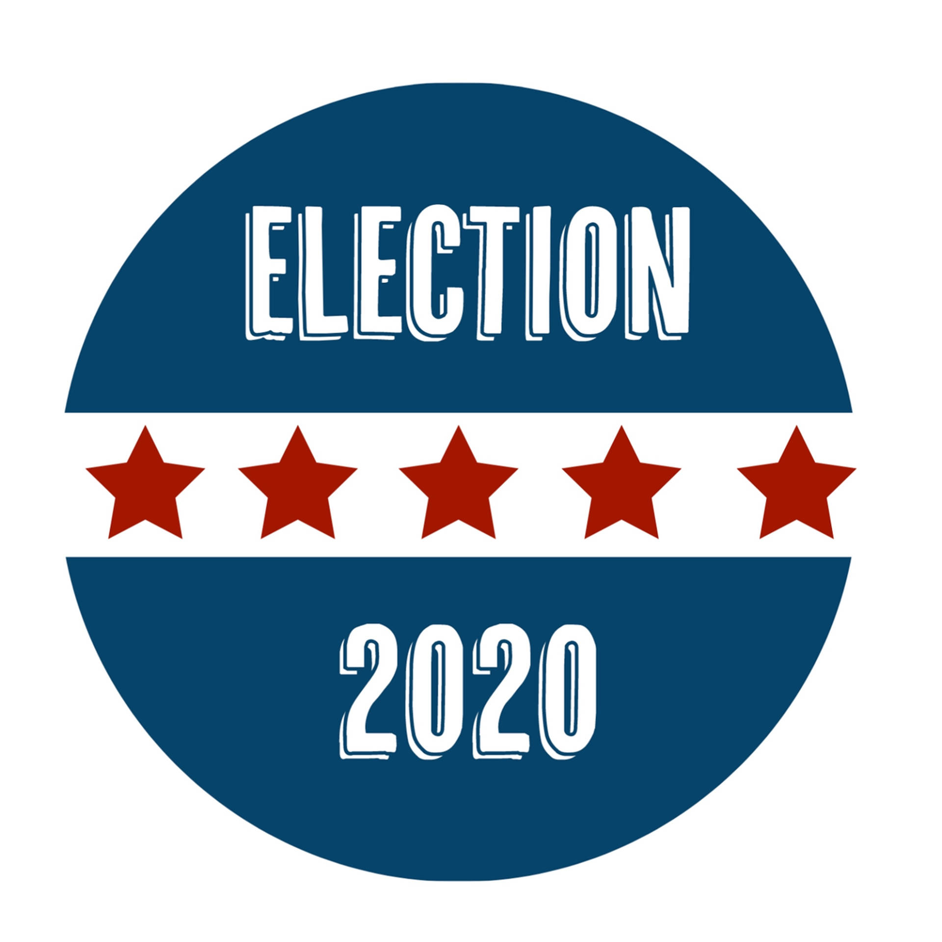 Election 2020 Sticker Background