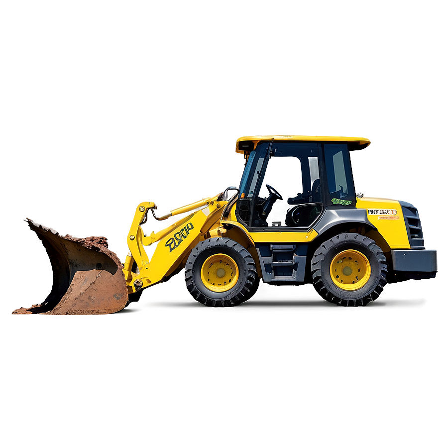 Electric Backhoe Loader Png Pqn15 PNG