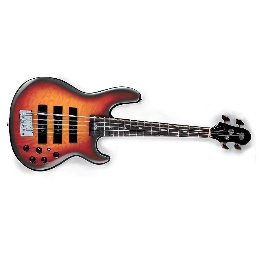 Electric Bass Guitar Png 06202024 PNG