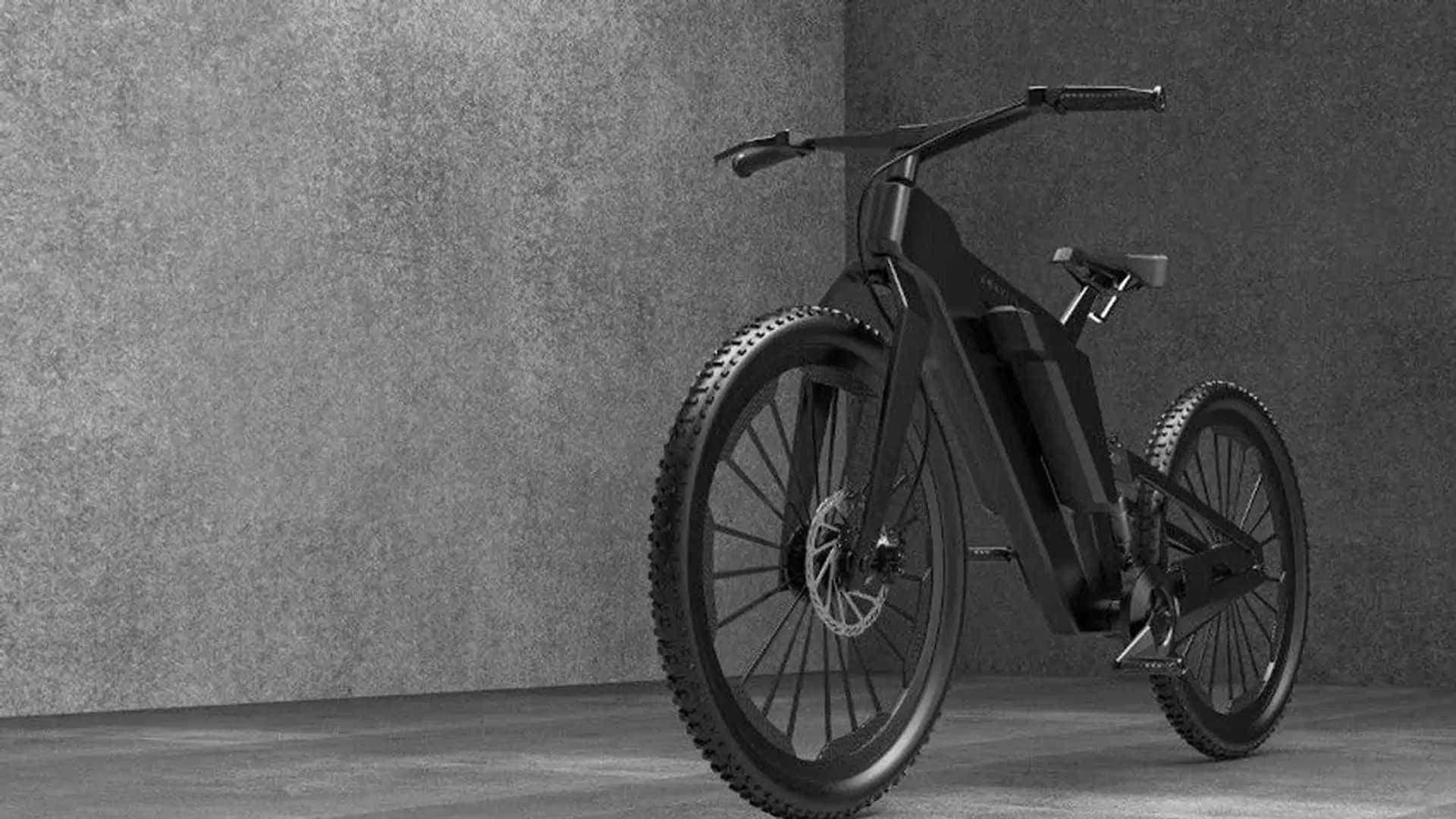 Stylish Electric Bike in Urban Setting Wallpaper