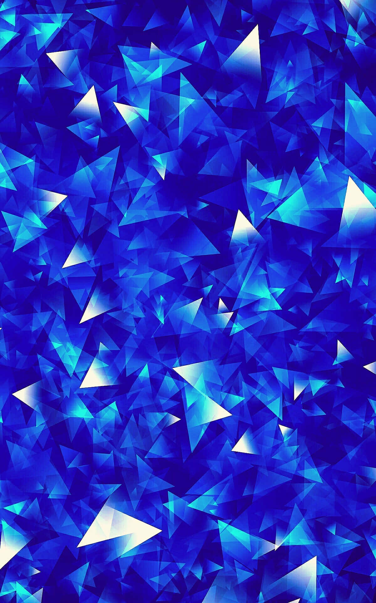 Vibrant Electric Blue Wallpaper