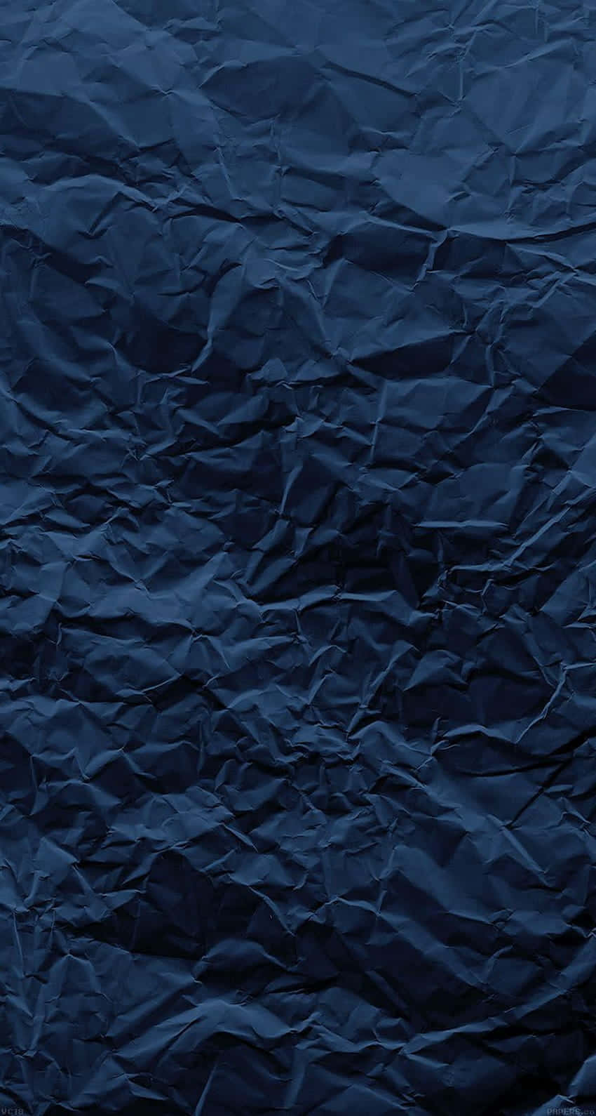 Electric Blue Crumpled Texture Wallpaper