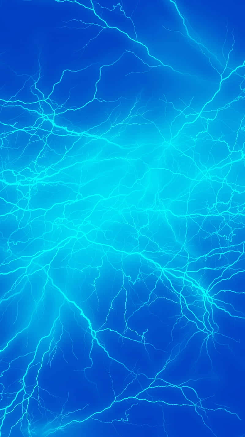 Electric Blue Energy Abstract Wallpaper