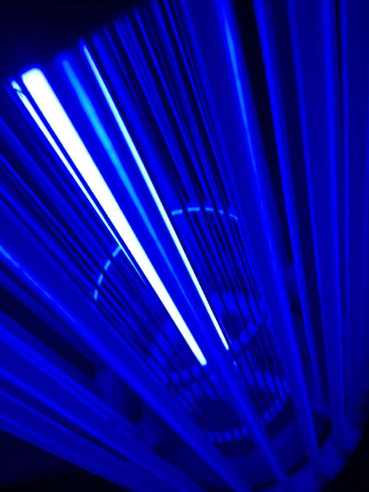 Electric Blue Light Abstract Wallpaper