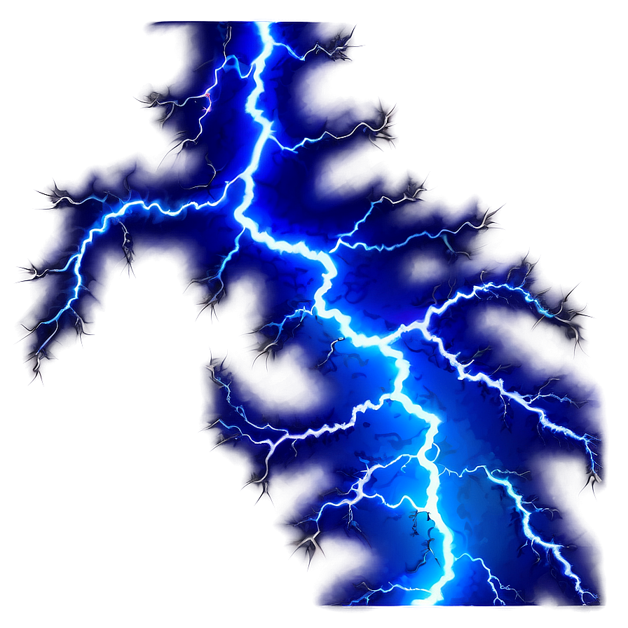 Electric Blue Lightning Bolt Png Xwe33 PNG