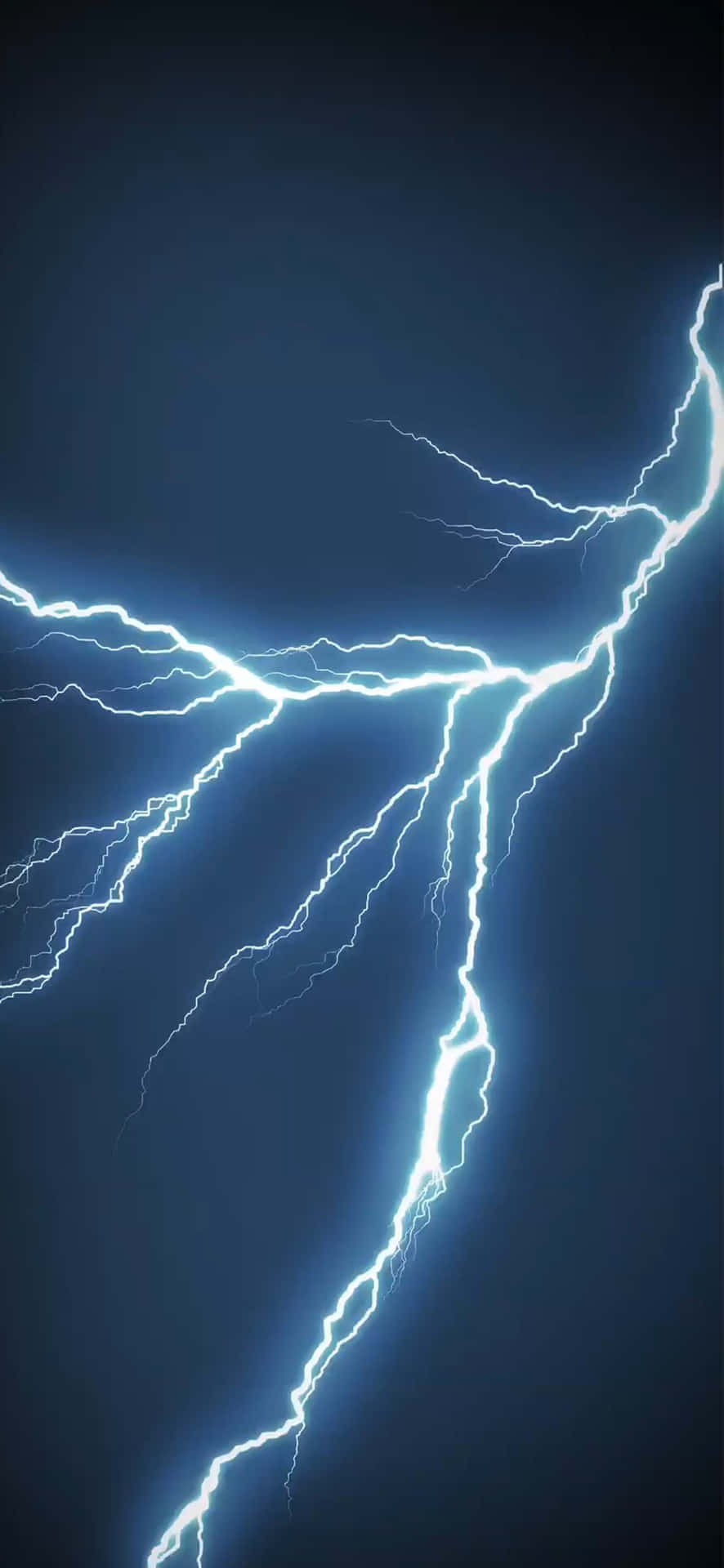 Electric_ Blue_ Lightning_i Phone_ Wallpaper Wallpaper