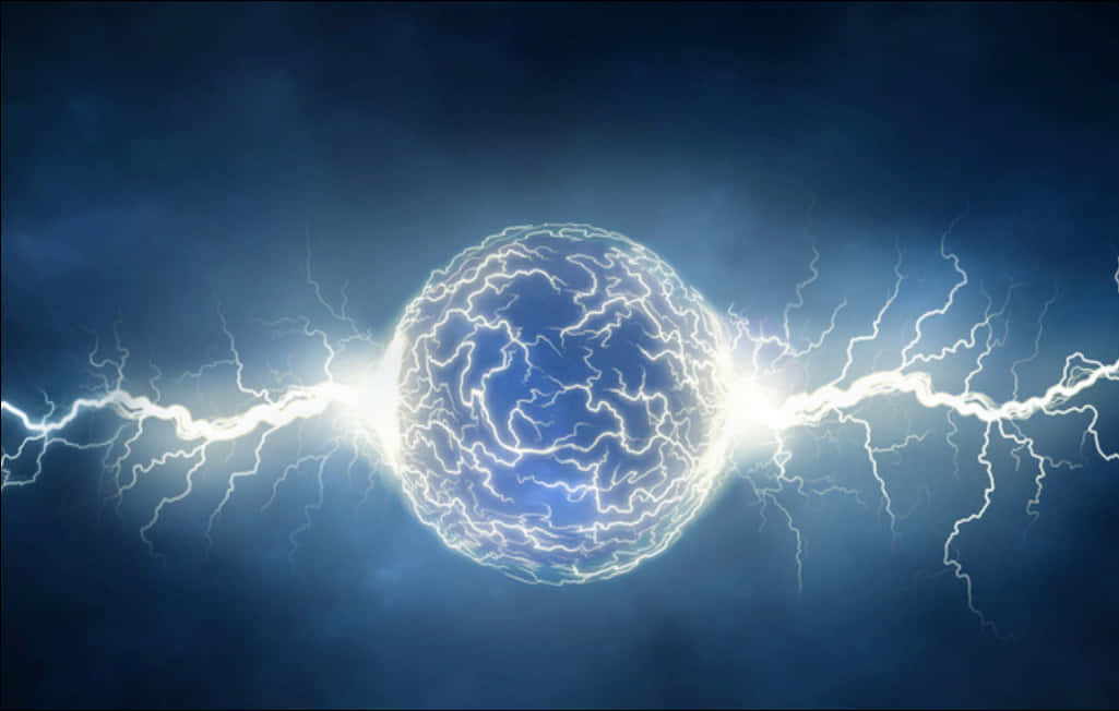 Electric Energy Plasma Ball PNG