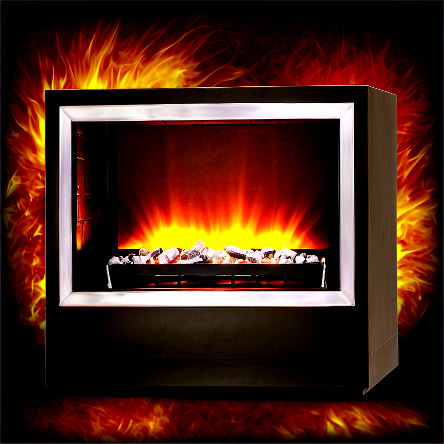 Electric Fireplace Png 06202024 PNG