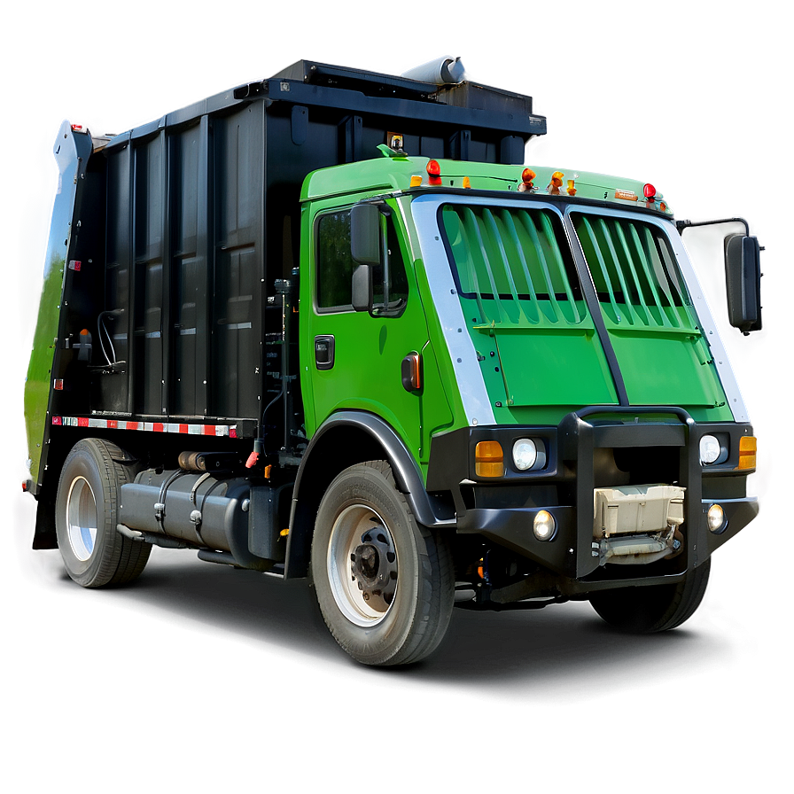 Electric Garbage Truck Png 06202024 PNG