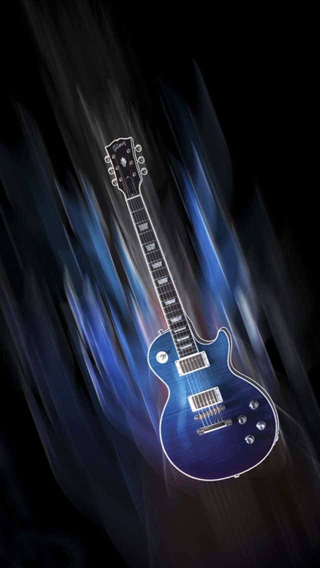 Electric Guitar Abstract Light Effect Wallpaper
