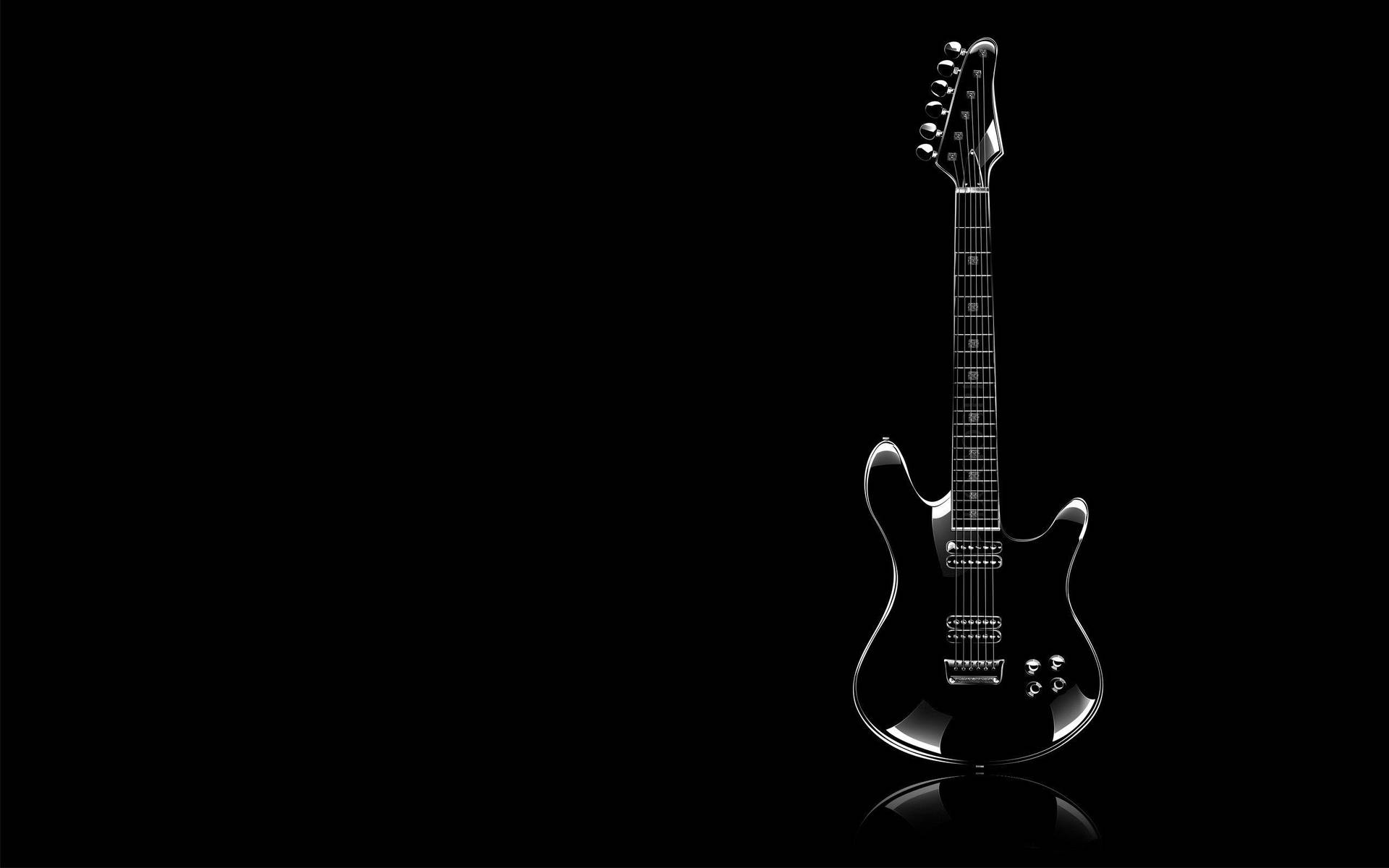 Electric Guitar Black Screen 4k Wallpaper