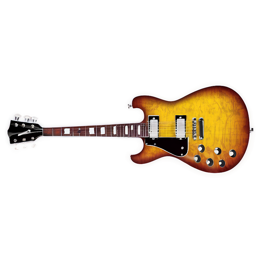 Electric Guitar Drawing Png 05252024 PNG
