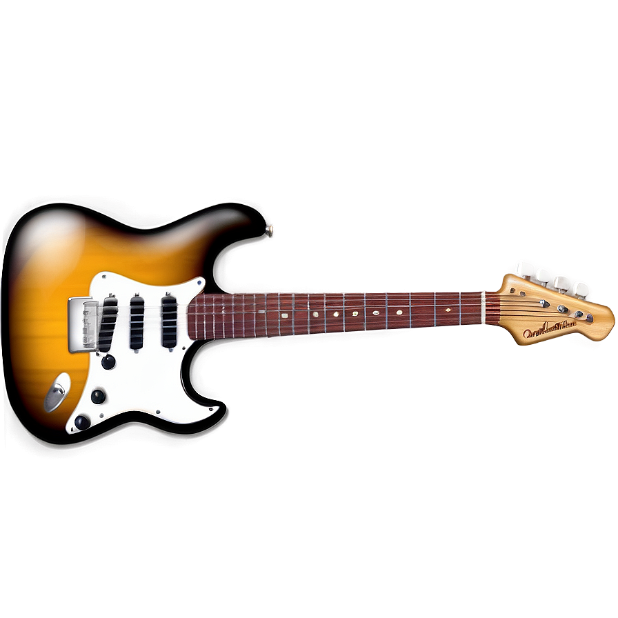 Electric Guitar Emoji Png 05252024 PNG