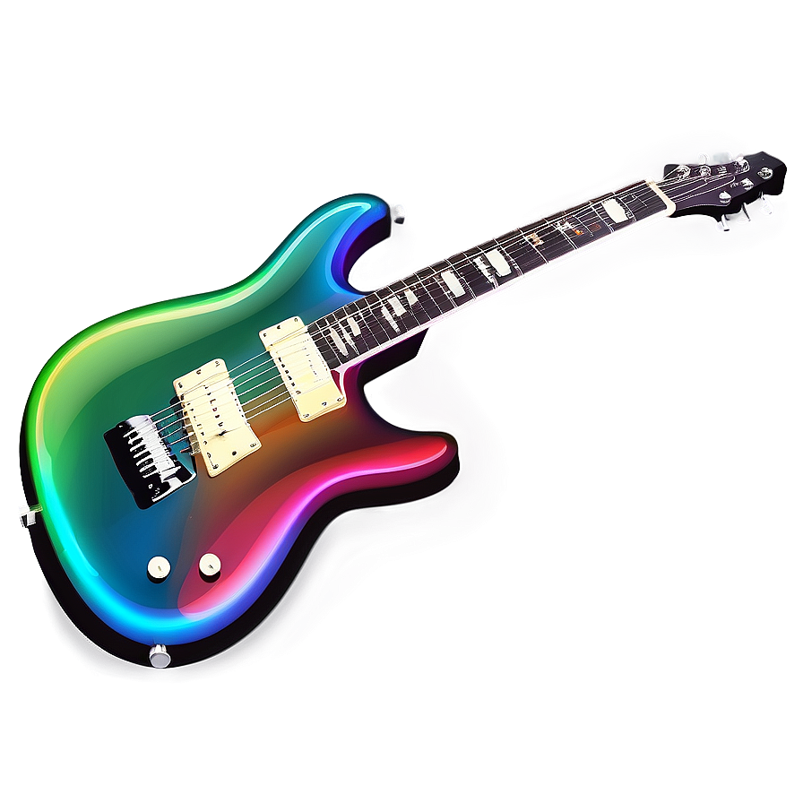 Electric Guitar Graphic Png 05252024 PNG