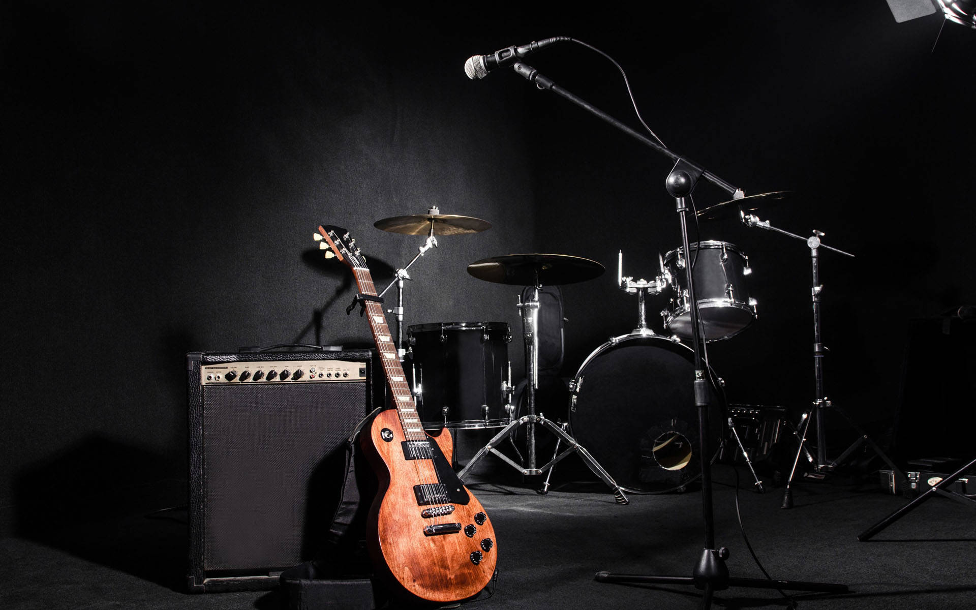 Rock the Room with a Sweet Electric Guitar Wallpaper