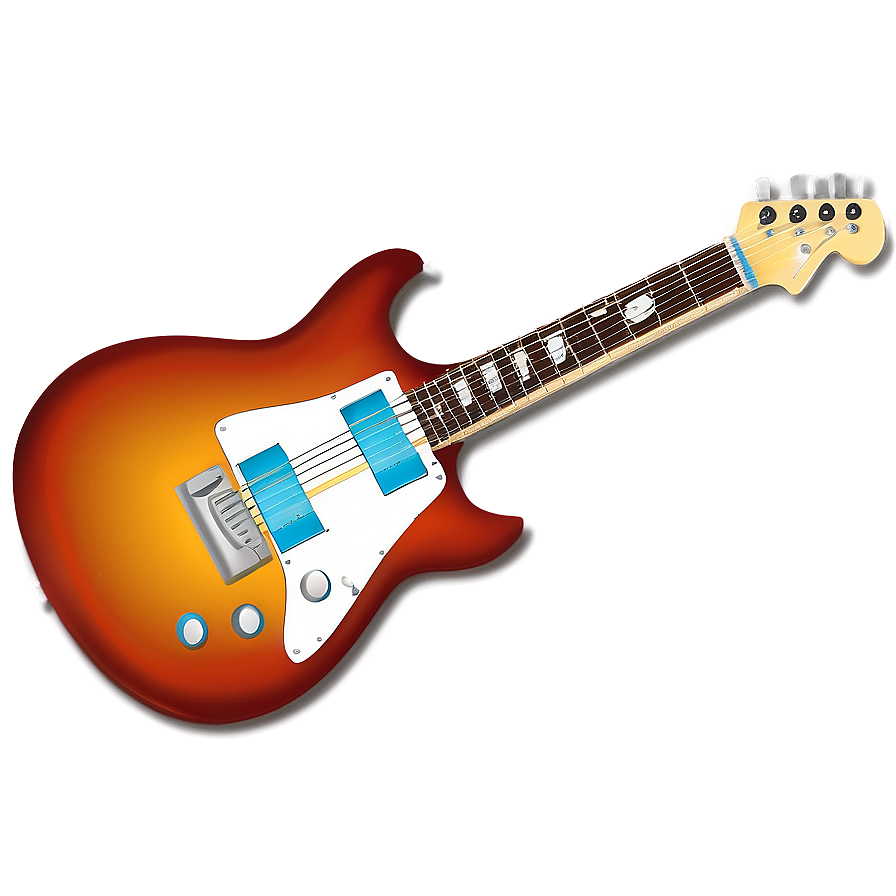 Download Electric Guitar Outline Png 06112024 | Wallpapers.com