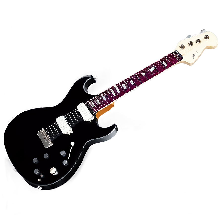 Electric Guitar Silhouette Png Ejb PNG