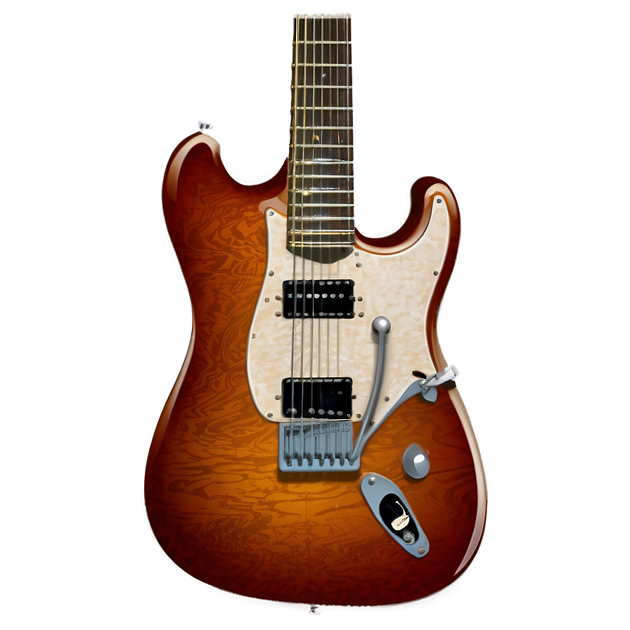 Electric Guitar Sketch Png 05252024 PNG